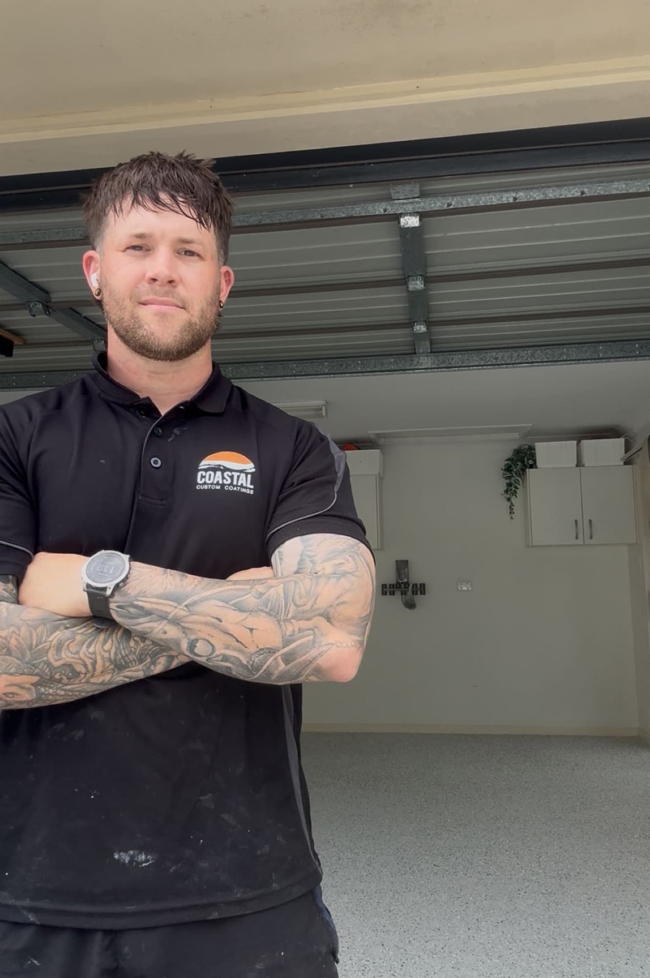 Jaryd Faint, owner and operator of Coastal Custom Coatings
